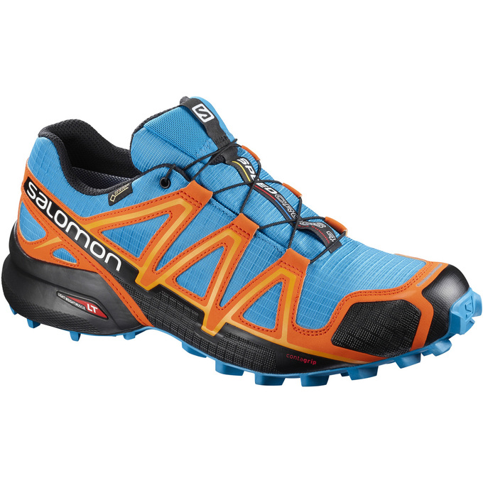 Zapatillas Trail Running Salomon Hombre Azules / Naranjas / Negras - Salomon Argentina SPEEDCROSS 4